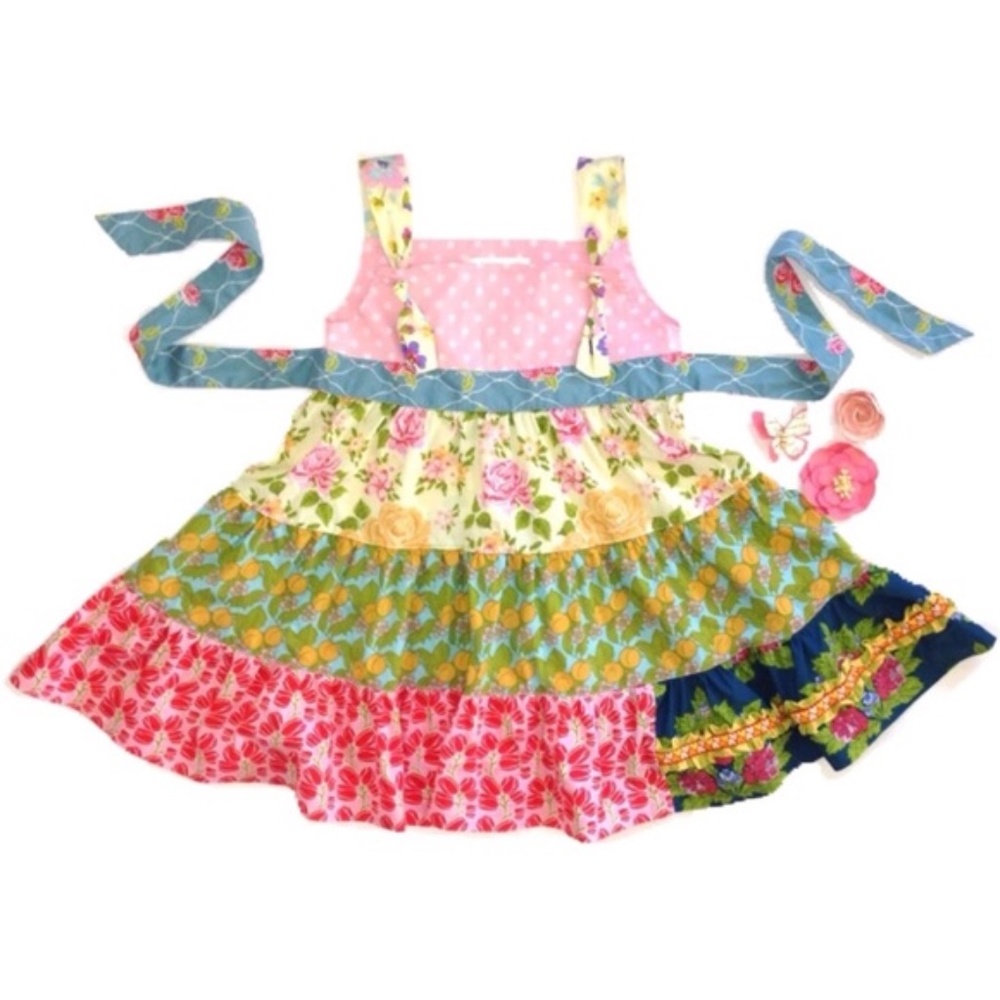Matilda Jane Size 6 Good Hart Tiered Madi Dress